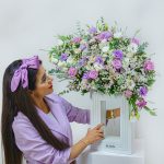 باکس گل سفید کد EL1006