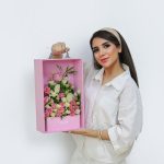 باکس گل صورتی کد EL1049