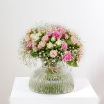 جار گل شیشه ای کد EL1008