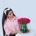 جار گل صورتی کد EL1009