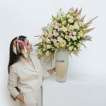 جام گل سفید کد EL4003