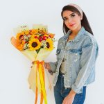 دسته گل آفتابگردون کد EL2012