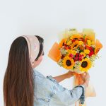 دسته گل داوودی کد EL2012