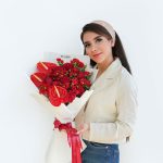 دسته گل رز و داوودی کد EL2013