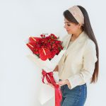 دسته گل قرمز کد EL2013