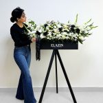 باکس گل با سه پایه کد EL1054