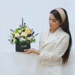 باکس گل ترحیم با شمع کد EL1033