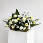 باکس گل رز سفید کد EL1061