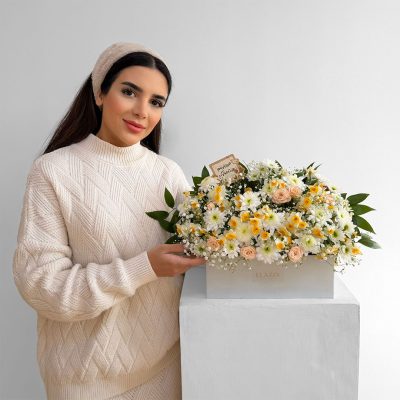 باکس گل روز زن کد El1078
