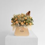 باکس گل روز زن کرمی کد El1075