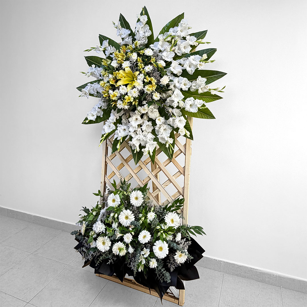 تاج گل برای تسلیت کد EL5070