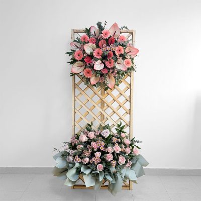 تاج گل تبریک مغازه کد EL5017