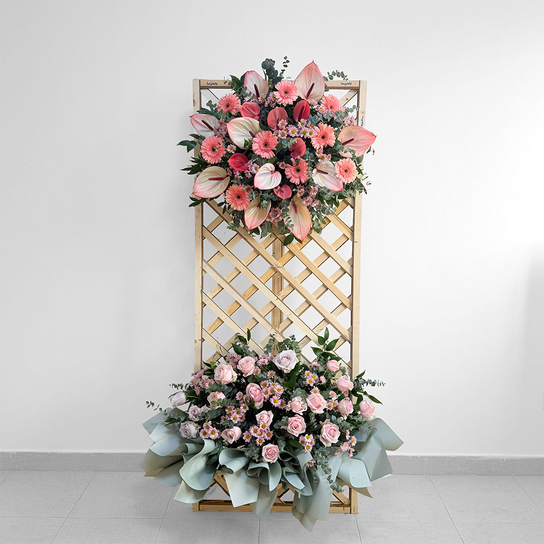 تاج گل تبریک مغازه کد EL5017