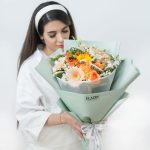 دسته گل سبز کد EL2004