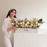 باکس گل بزرگ سفید کد El1095