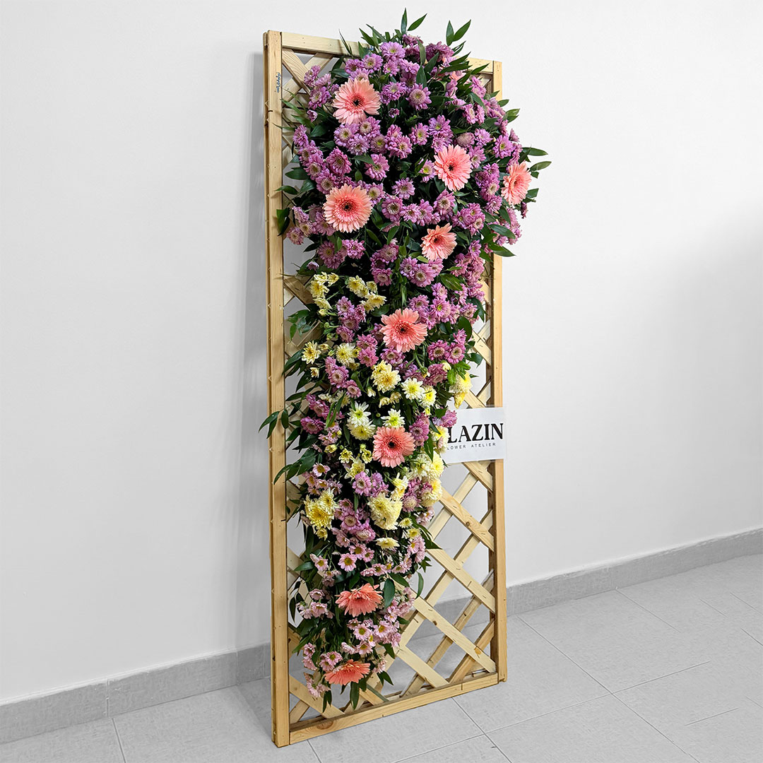 تاج گل تبریک نمایشگاه کد EL5019