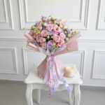 دسته گل شیک رز