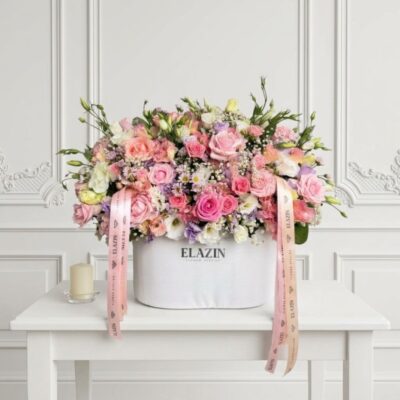 باکس گل برای تبریک مغازه